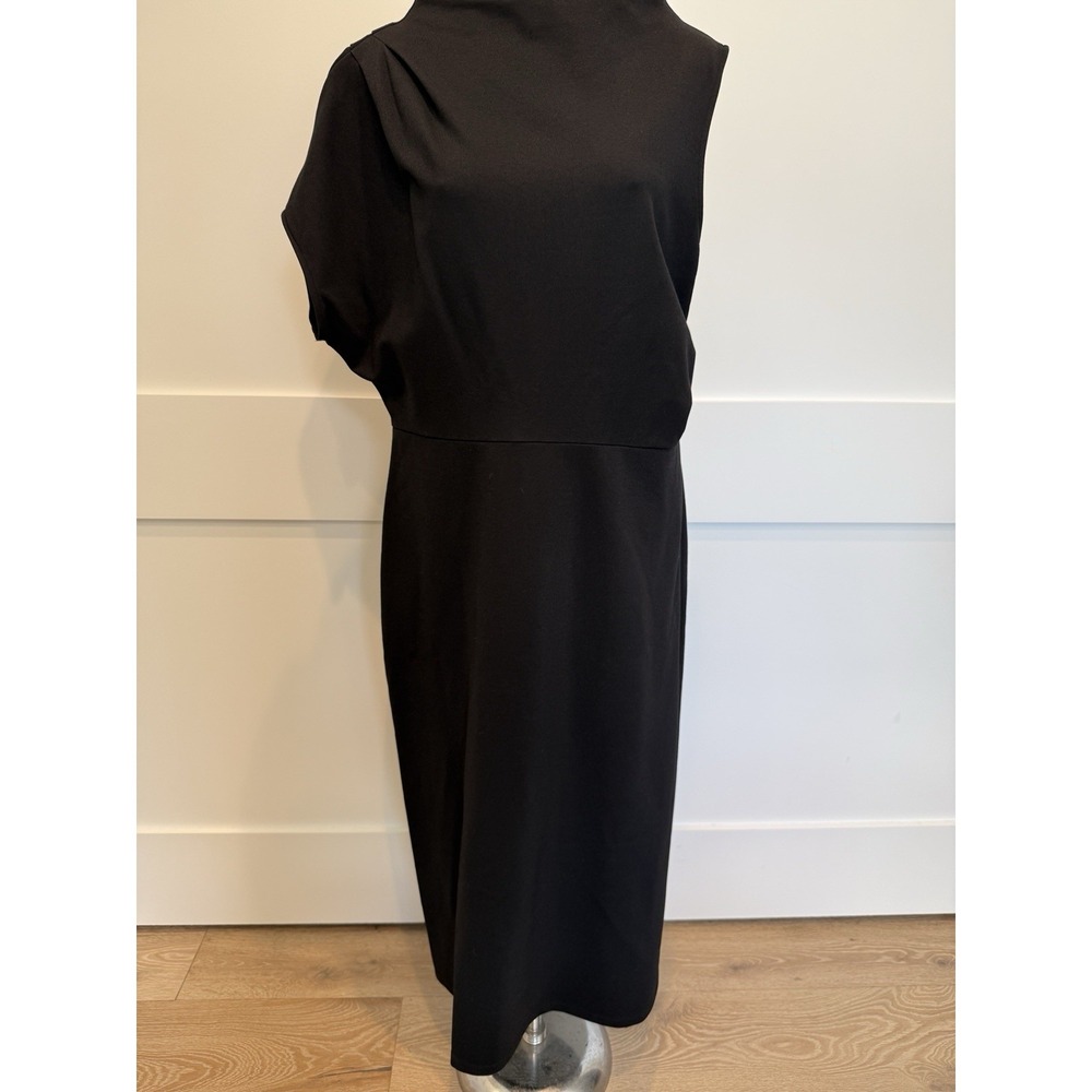 Nordstrom Signature Asymmetrical Midi Dress Women's Size XL